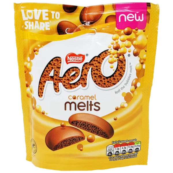 Nestle Aero Melts Caramel 86g – Past Date Item – Anton's meat & eat ...