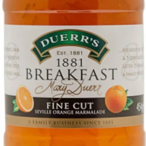 Duerrs Orange 1881 Marmalade 454g