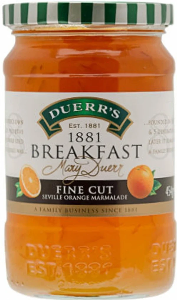 Duerrs Orange 1881 Marmalade 454g