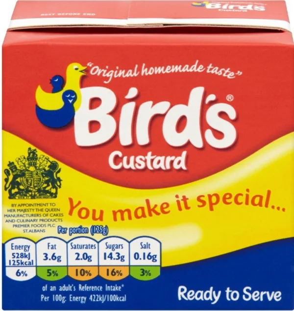 Birds "Ready to Pour" Custard 750g