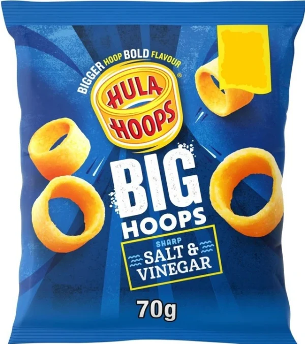Big Hula Hoops Salt & Vinegar 70g