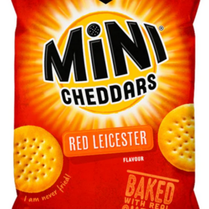 Jacobs Mini Cheddars Red Leicester 90g